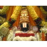 Flower decoration of Lord Srinivasa